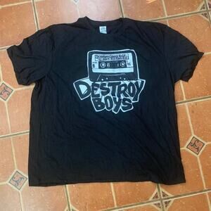 Destroy Boys Cassete Tee Size 3XL
